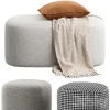 3DSky - Vorsen Round Ottoman Stool - Image 2