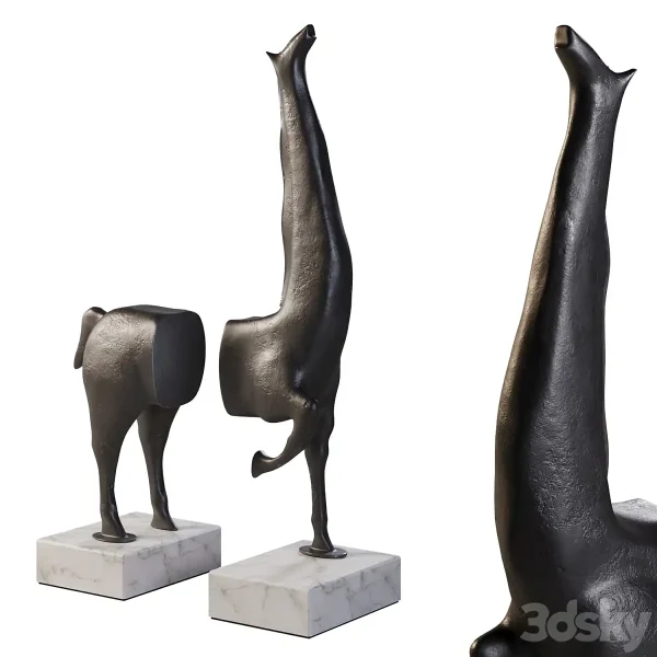 3DSky - Giraffe Sculpture 1
