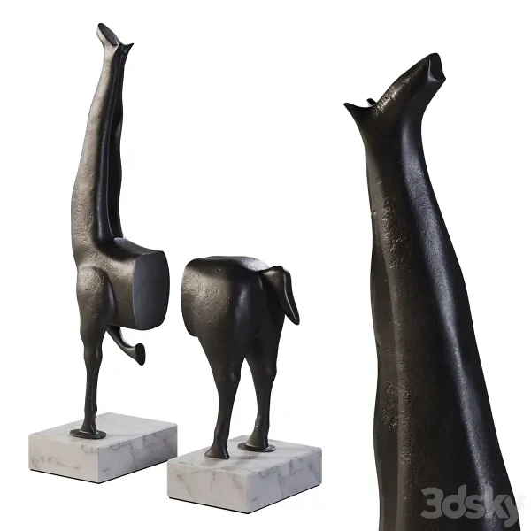 3DSky - Giraffe Sculpture 1 - Image 2