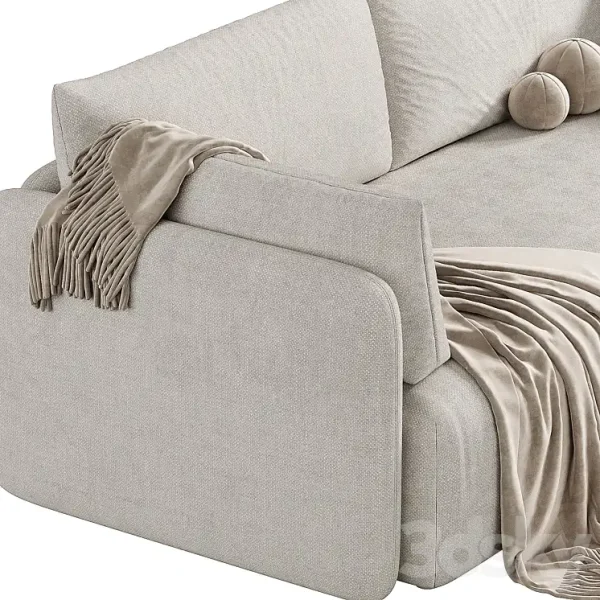 3DSky - Offset Sofa - Image 4
