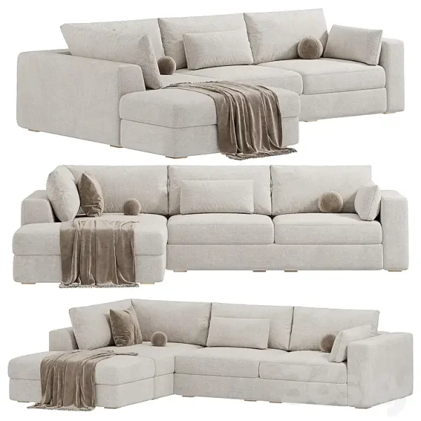 3DSky - Bumper Sectional Sofa 1 - Image 2