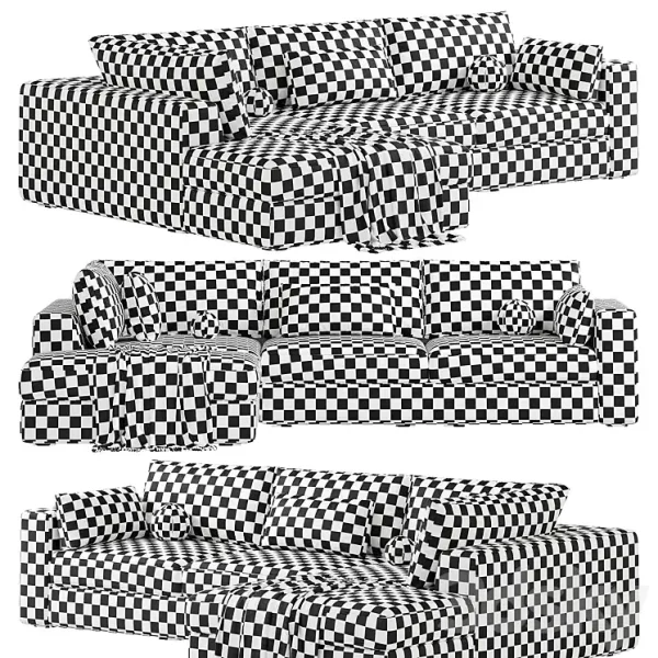 3DSky - Bumper Sectional Sofa 1 - Image 4
