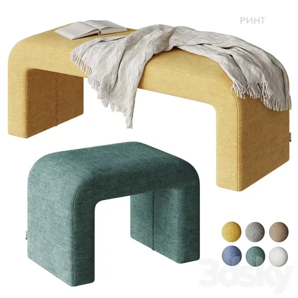 3DSky - Rint Pouf Bench Divan - Image 5