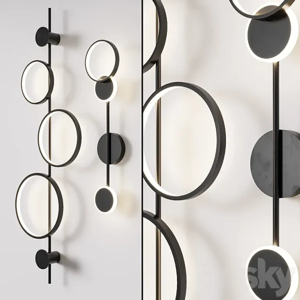 3DSky - Set of LED Wall Sconces 1 - Image 2