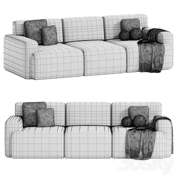 3DSky - Bonent Sofa Velvet Eclipse - Image 4
