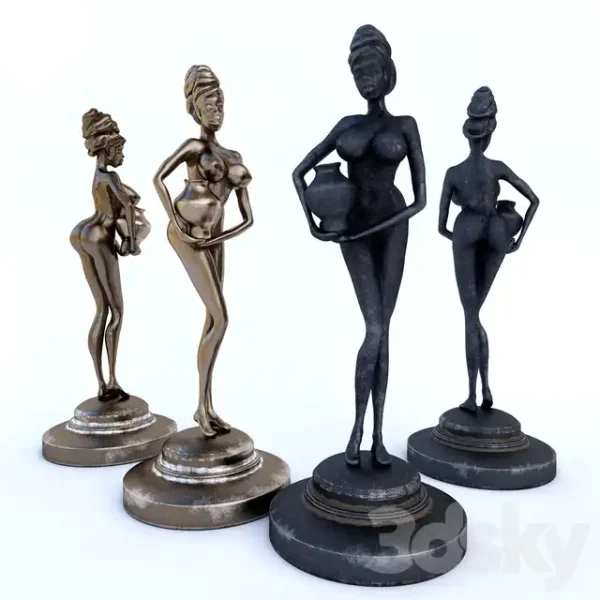 3DSky - Statuette of an African Grotesque
