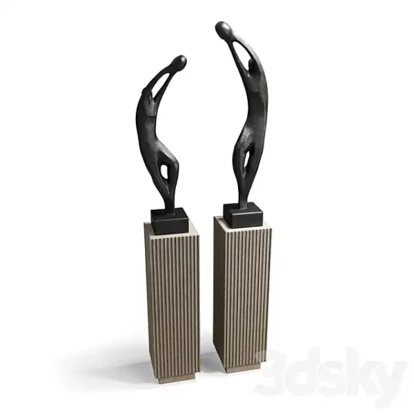 3DSky - Playing Figure Sculpture - Image 2