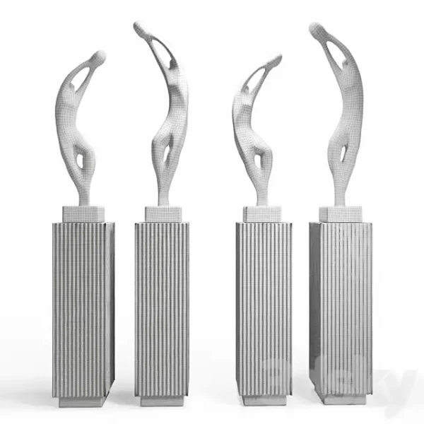 3DSky - Playing Figure Sculpture - Image 4