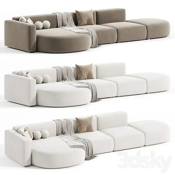 3DSky - Belt Modular Sofa - Image 3