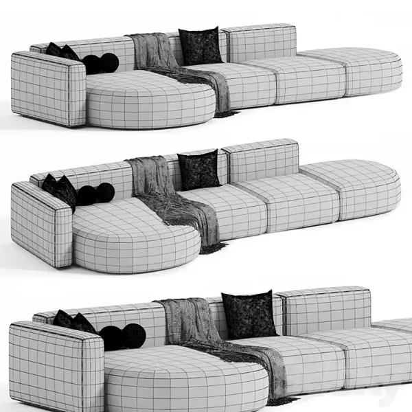 3DSky - Belt Modular Sofa - Image 5