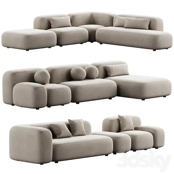 3DSky - 476 Modular Sofa Ribbl by Divan - Image 2