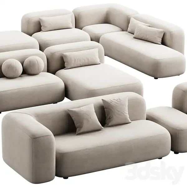 3DSky - 476 Modular Sofa Ribbl by Divan - Image 4