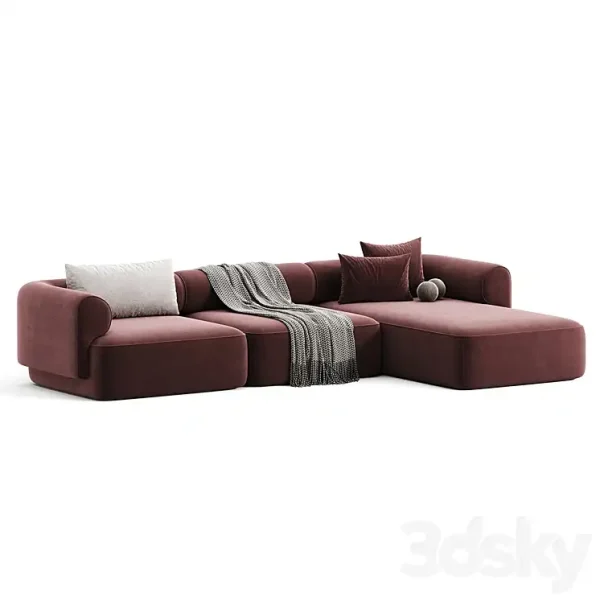 3DSky - Melody Sections Sofa - Image 2