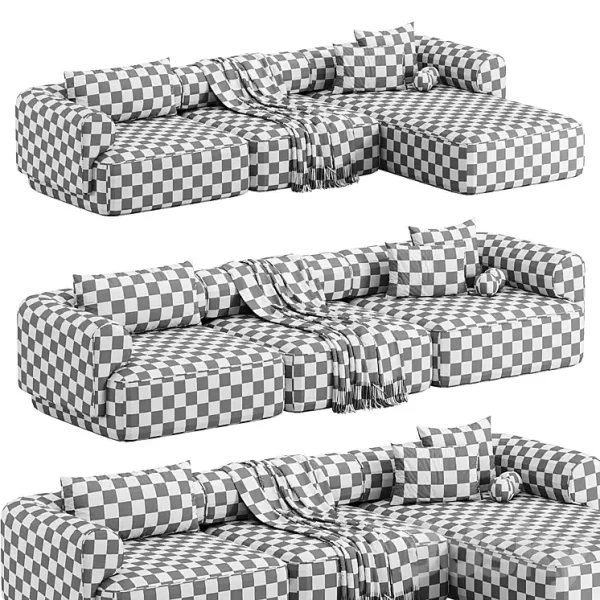 3DSky - Melody Sections Sofa - Image 4
