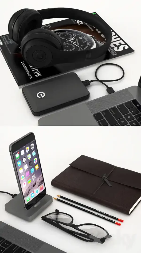 3DSky - Workplace Space Gray MacBook - Image 2