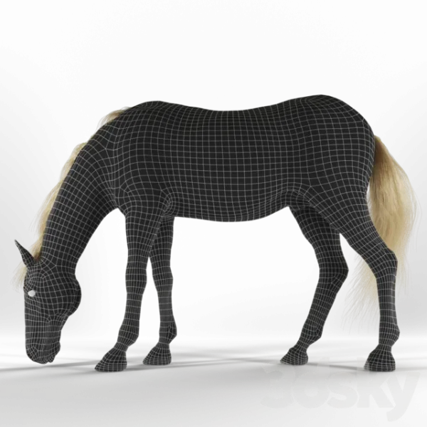3DSky - Grazing Horse - Image 2