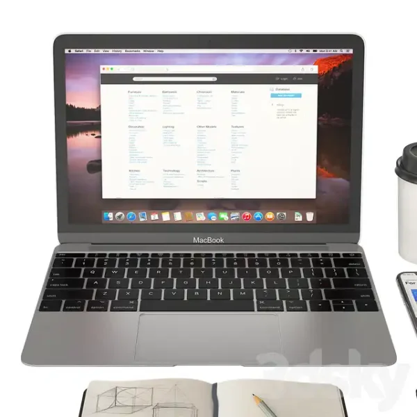 3DSky - Workplace MacBook 12 - Image 2