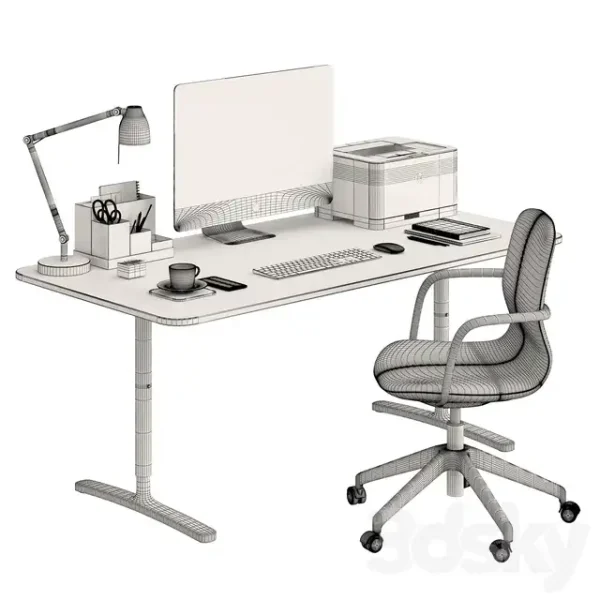 3DSky - Ikea BEKANT Desk - Image 4