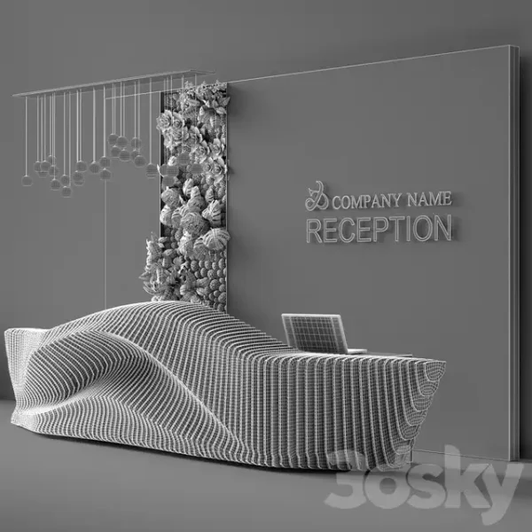 3DSky - Reception Desk 3 - Image 4