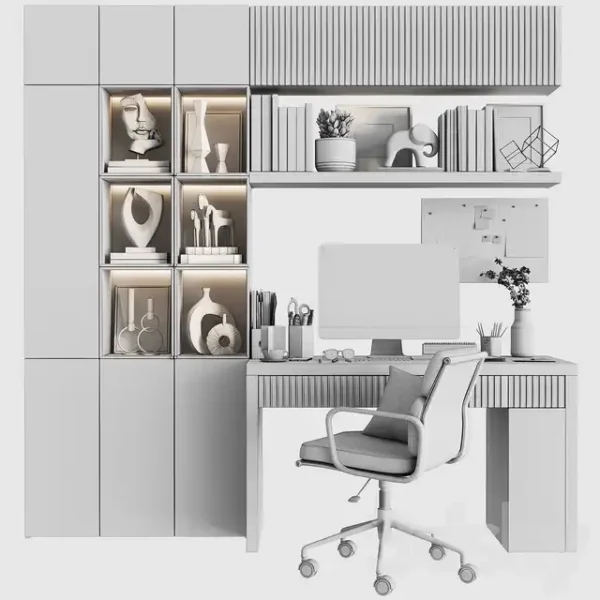 3DSky - Workplace Set WT 04 - Image 2