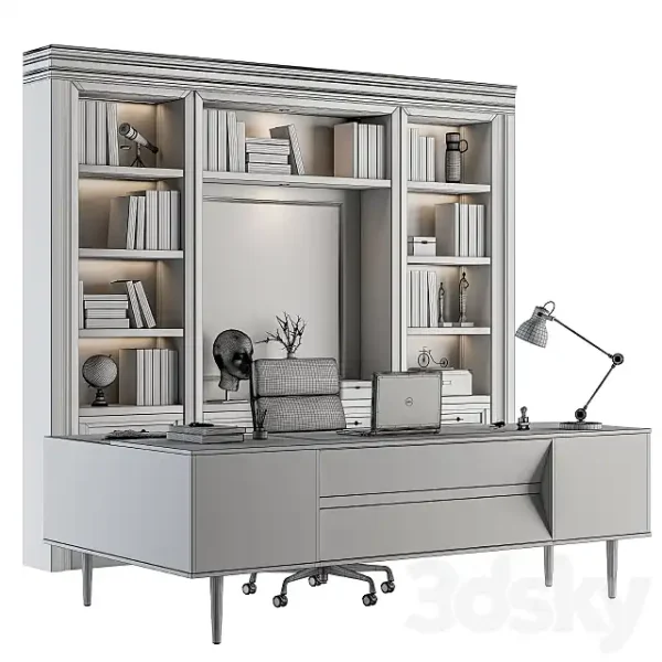 3DSky - Office Furniture Manager Set 20 - Image 5