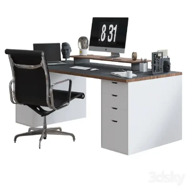 3DSky - Office Furniture Set 2 - Image 3
