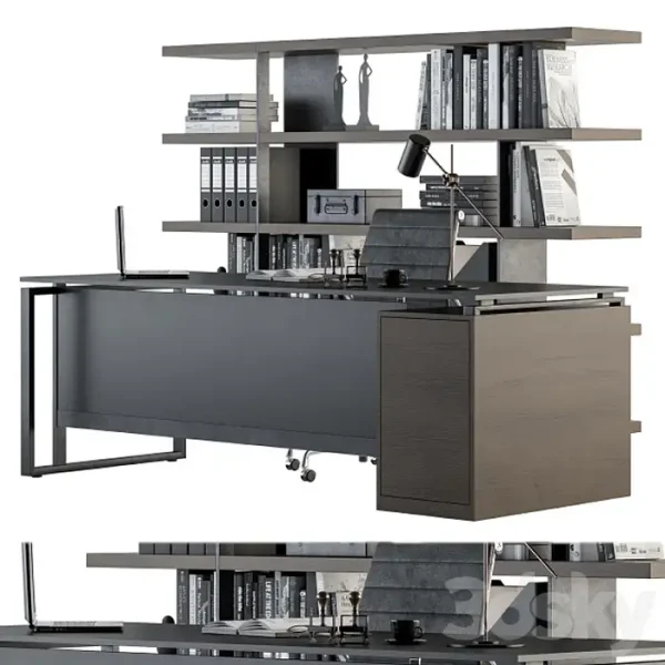 3DSky - Office Furniture Manager Set 22 - Image 3