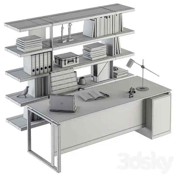 3DSky - Office Furniture Manager Set 22 - Image 5