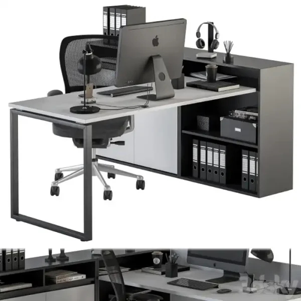 3DSky - Office Furniture Manager Set 24 - Image 3