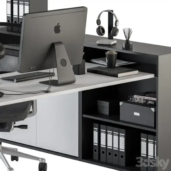 3DSky - Office Furniture Manager Set 24 - Image 2