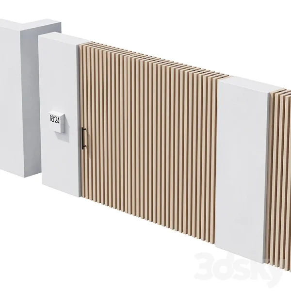 3DSky - 044 Modern Fence 02 00 - Image 3