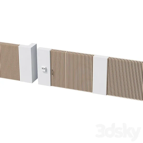 3DSky - 044 Modern Fence 02 00 - Image 4