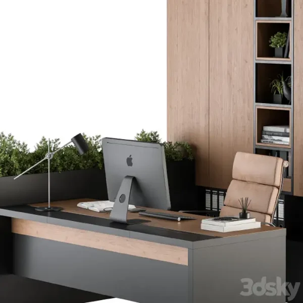 3DSky - Office Furniture L Type Wardrobe Manager Set 32 - Image 2