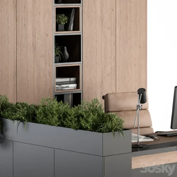 3DSky - Office Furniture L Type Wardrobe Manager Set 32 - Image 3