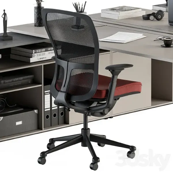 3DSky - Employee Set Office Furniture 244 - Image 2