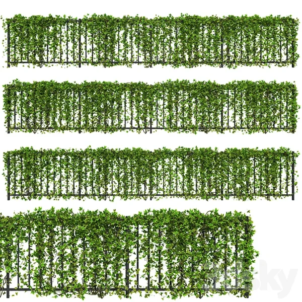 3DSky - Fence with Ivy v16