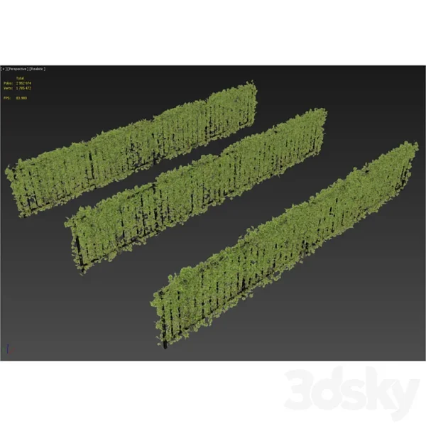 3DSky - Fence with Ivy v16 - Image 5