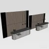 3DSky - 181 Office Furniture 01 Reception Desk 01 - Image 4
