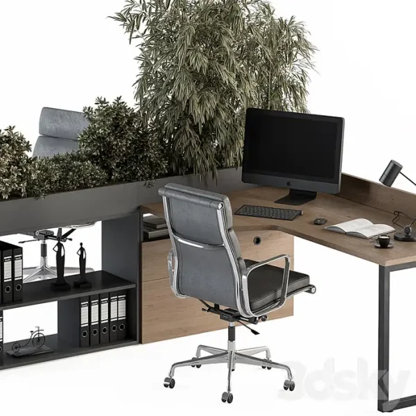3DSky - Employee Set Office Furniture 348 - Image 3