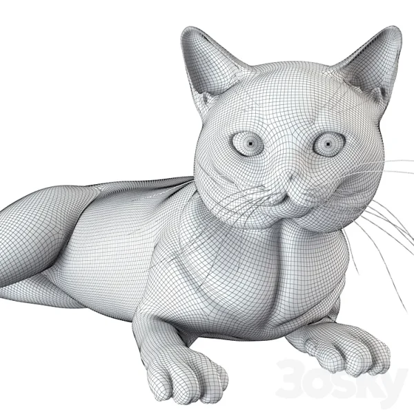 3DSky - Gray Cat - Image 5