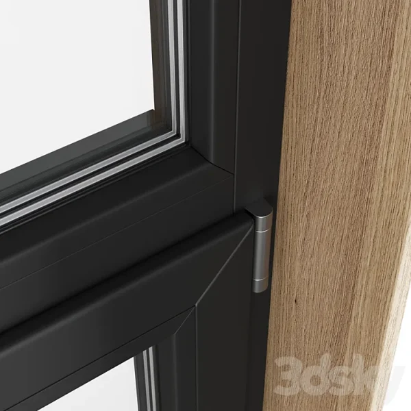 3DSky - Modern Windows with Metal Blinds and Wooden - Image 5