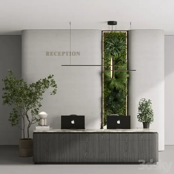 3DSky - Reception Desk Office Furniture 06 - Image 3