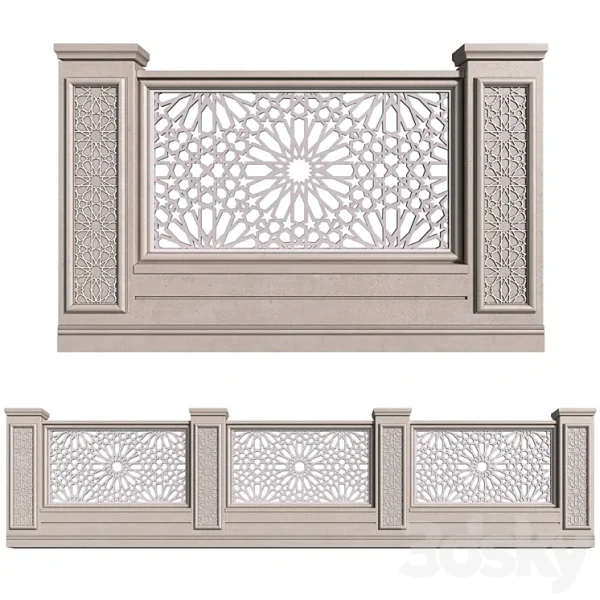 3DSky - Fence in Oriental Style Arabian Fence