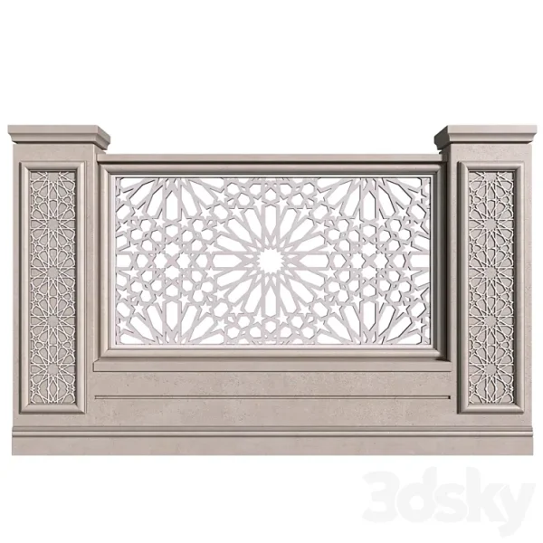 3DSky - Fence in Oriental Style Arabian Fence - Image 3