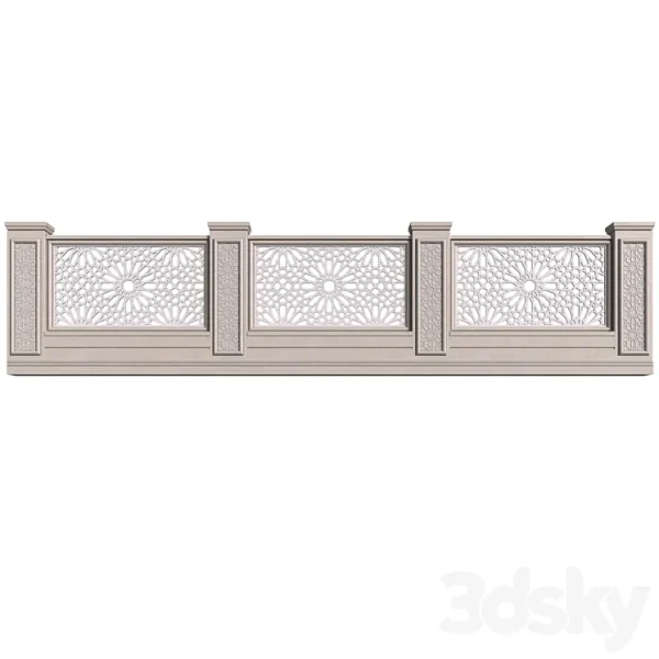 3DSky - Fence in Oriental Style Arabian Fence - Image 4