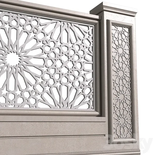3DSky - Fence in Oriental Style Arabian Fence - Image 5
