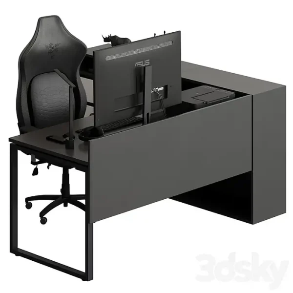 3DSky - Employee Set Office Furniture 420 - Image 2