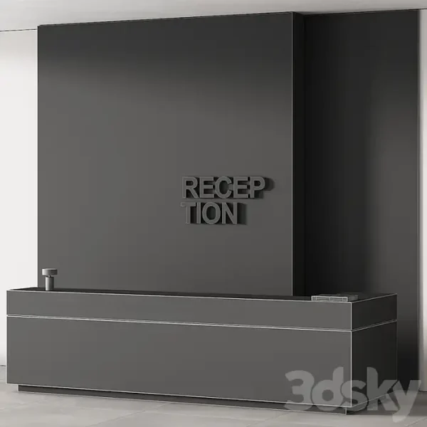 3DSky - 253 Office Furniture 12 Reception Desk 07 - Image 5