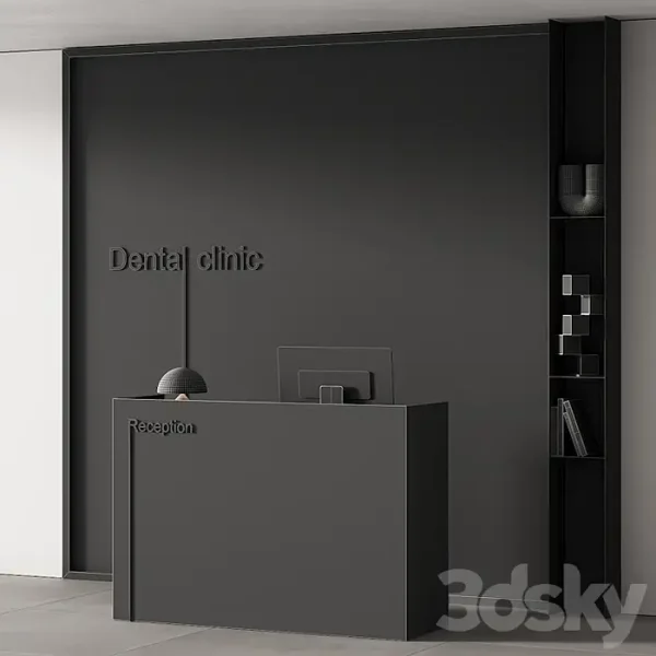 3DSky - 254 Office Furniture 13 Reception Desk 08 - Image 5