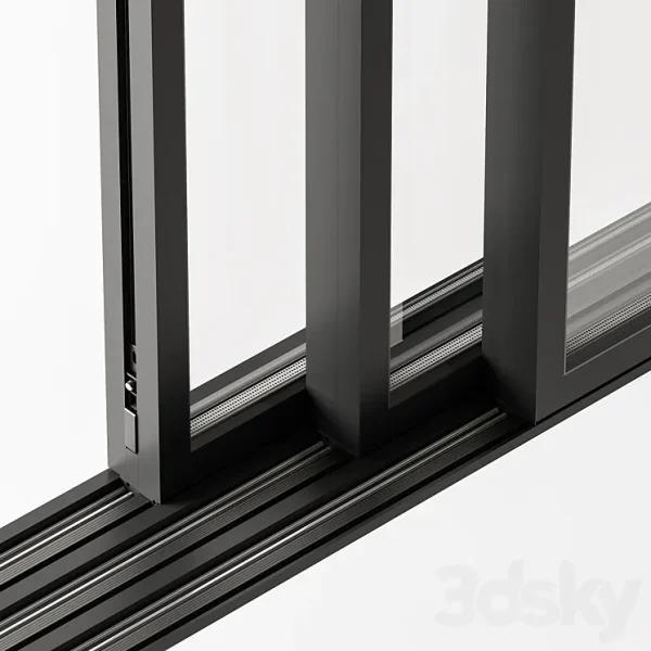 3DSky - Sliding Metal Window Windows Set 20 - Image 4